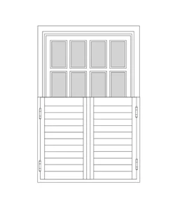 Cafe Style Shutters